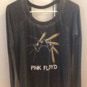Free People Pink Floyd Burn Out Sweatshirt